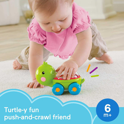 Fisher-Price Baby Toy Corn Popper Push-Along Vehicle with Sounds for Crawling Developmental Play Infants Ages 6+ Months