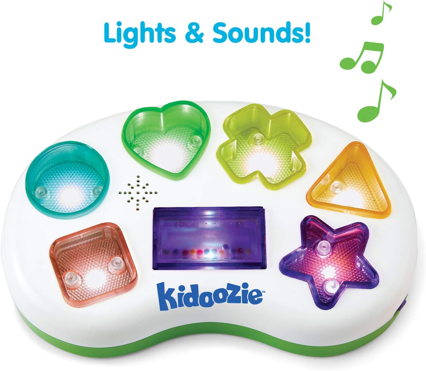 Kidoozie Lights ‘n Sounds Shape Sorter - Toddler Toy for Ages 9-24 Months - Helps Develop Hand-Eye Coordination and Problem Solving Skills!