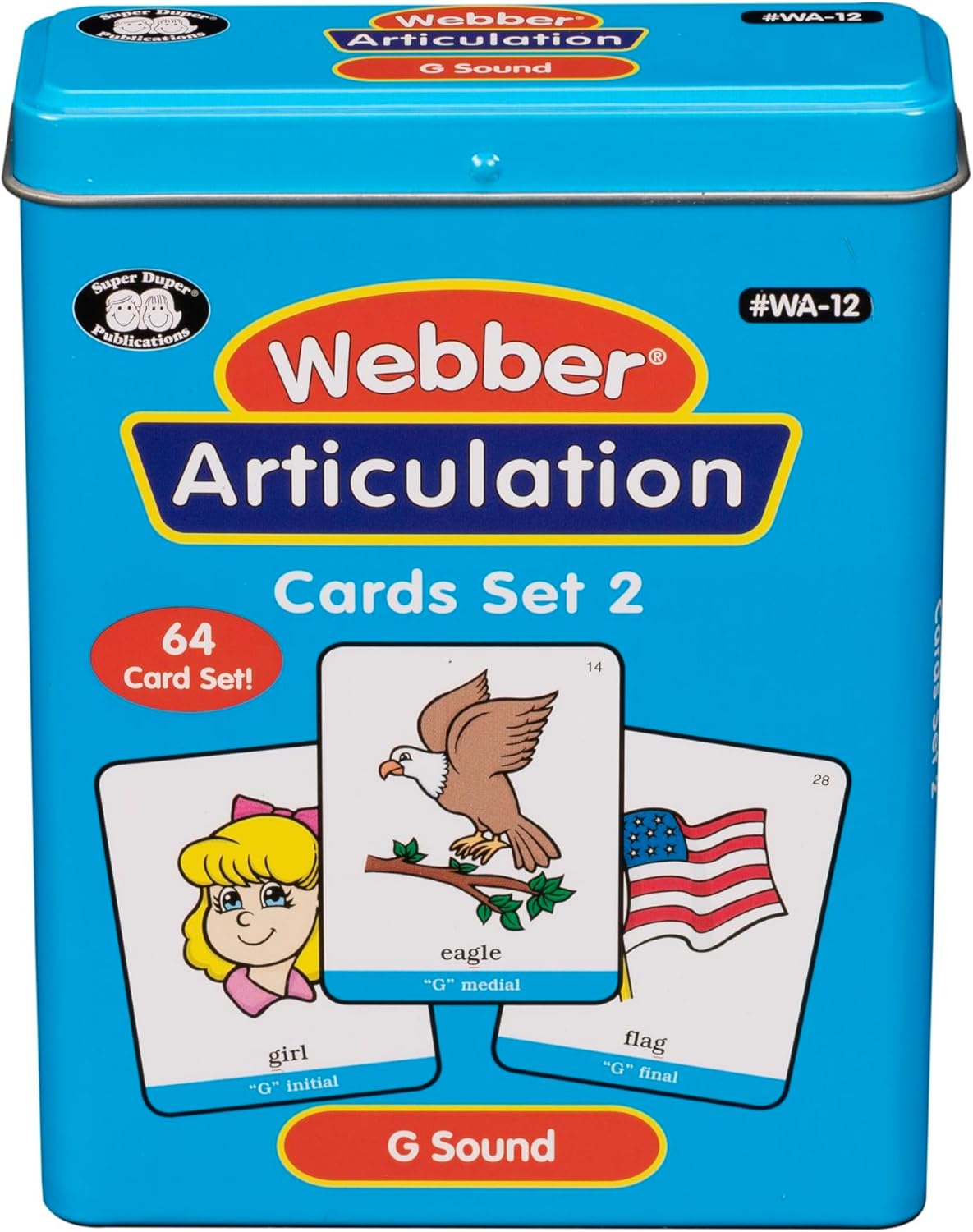 Super Duper Publications | Articulation G Sound Fun Deck | Vocabulary and Language Development Flash Cards | Educational Learning Materials for Children