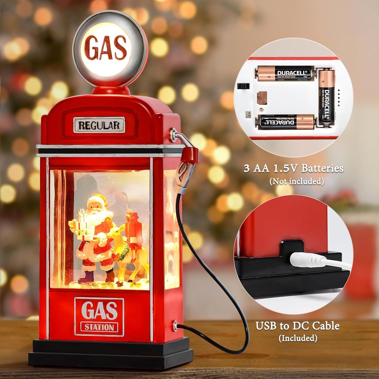 Musical Christmas Snow Globes Lantern, 7.87" Lighted Electric Snowglobes with 8 Holiday Songs 6H Timer Dual Power, Snowman Christmas Ornaments Snow Globe for Kids Adults Xmas Decor Gifts for Men Women