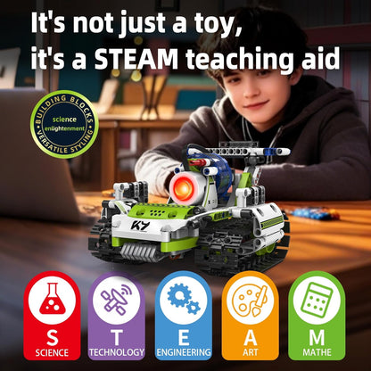 5 in 1 STEM Robot Building Kit with APP Remote Control, 705 PCS Engineering Robot Toys for Kids Age 8-16, Science Coding RC Robotics Kit Birthday Gifts for Boys Girls 6 7 8 9 10 11 12