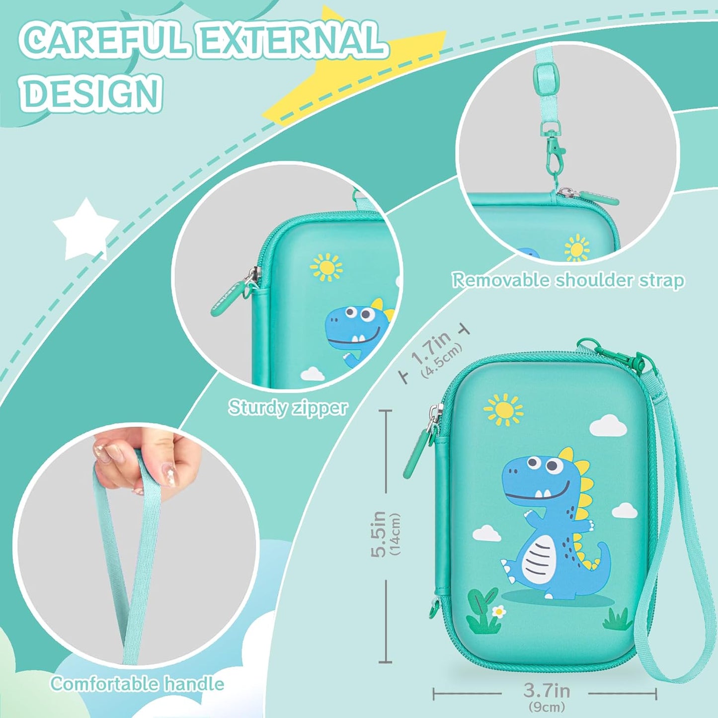 Leayjeen Kids Smartphone Case Compatible with Kikapabi/Joozfee/Prysyedawn 2.8" Touchscreen Toddler Learning Play Toy Phone,Birthday Gifts for Girls Age 3-10 Kids Toys Cell Phone-Purple(Case Only)
