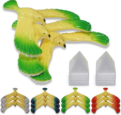 SENSORY4U Balancing Bird Set - One Dozen Party Pack Balance Birds - School Treasure Box or Party Favors Gifts for Kids - Physics Game Fine Motor Skills Toys.