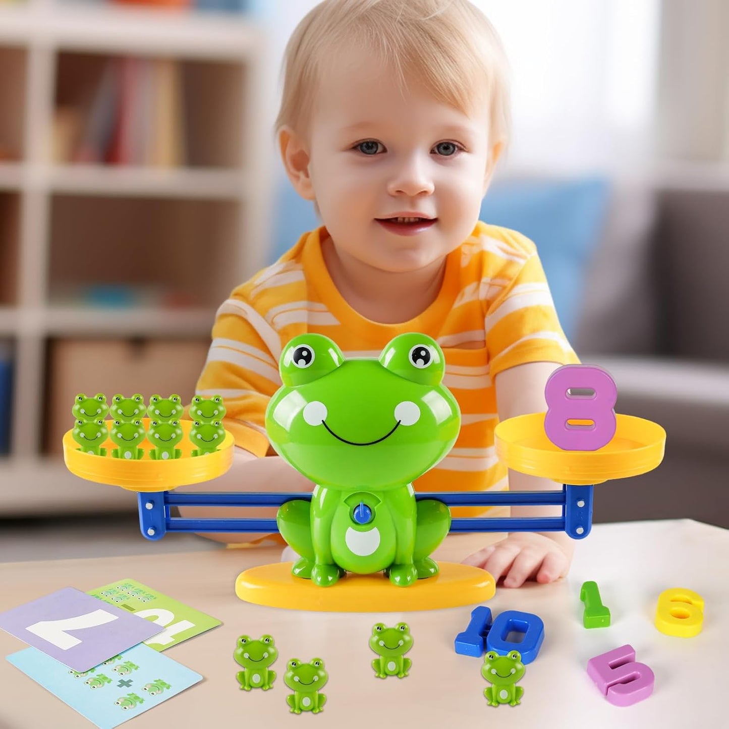 Dinosaur Balance Toy for Kids – Montessori Math Game and Counting Tool for Preschool Learning, Educational Activity Set for 3 Year Old and Up, Cool Classroom Must-Have