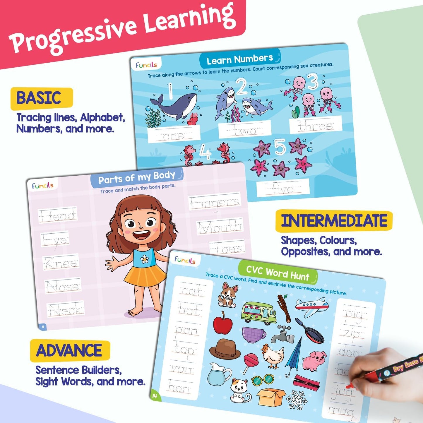 Search and Find for Kids & Toddlers - Preschool Learning Activity Book, Art and Craft Supplies, Seek Find Games, Birthday Gifts for Girls & Boys, Educational Toys for Ages 3, 4, 5, 6 Year Old