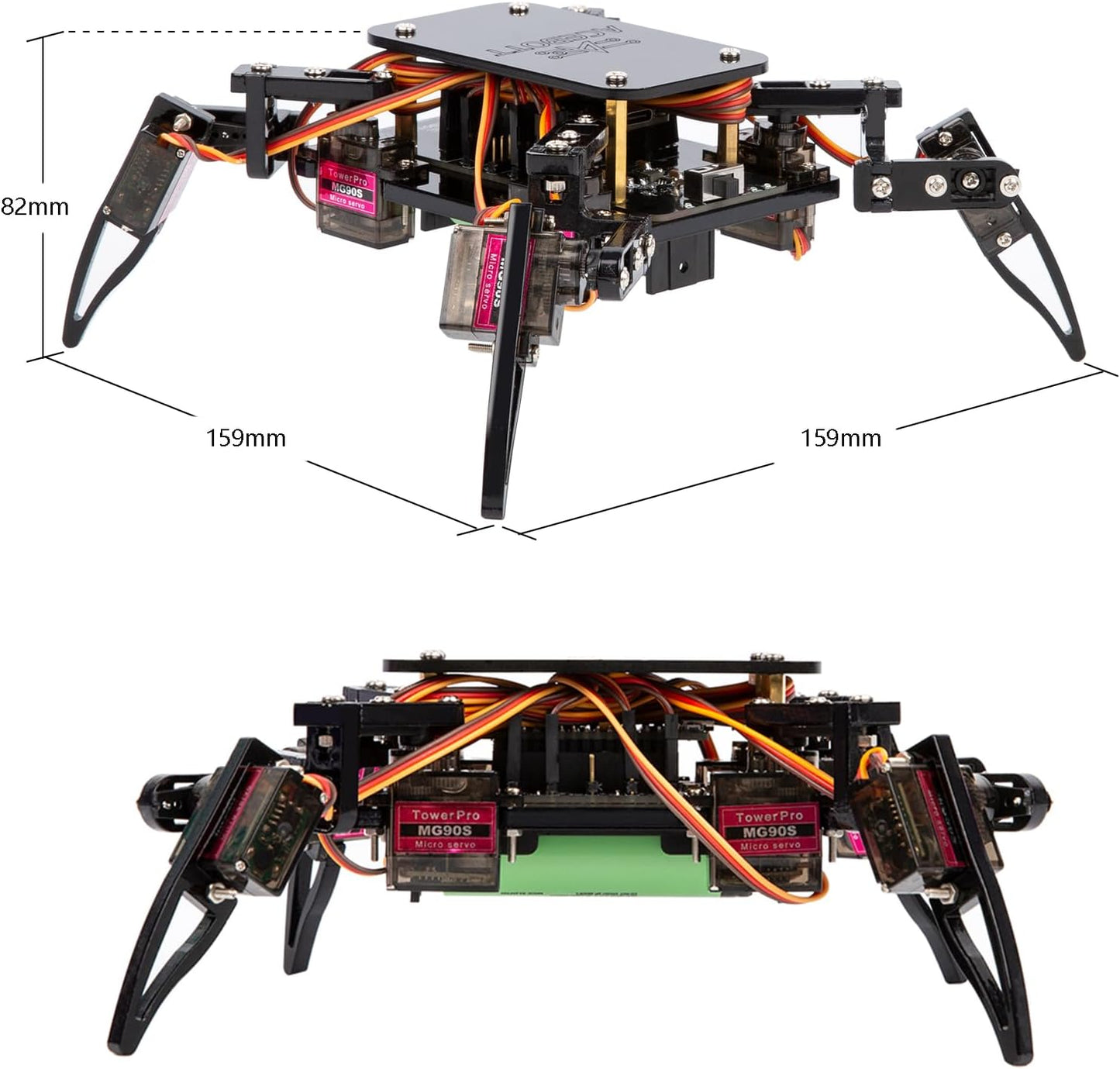 ACEBOTT Robotics for Kids Ages 12-16，Bionic Biped Robot Kit for Arduino ESP32, STEM Science Kits, Cool Engineering Building Toys, Science Coding Kit for 12+ Boys Girls Teens and Adults Unique Gifts