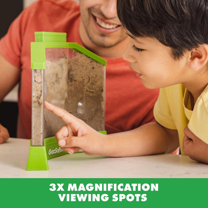 Educational Insights GeoSafari Ant Factory - Classroom Ant Farm with Live Ants, Kids Science Kit, At Home STEM Bug Kit, Habitat for Viewing Ants, Starter Sets and Nature Toys for Ages 5+