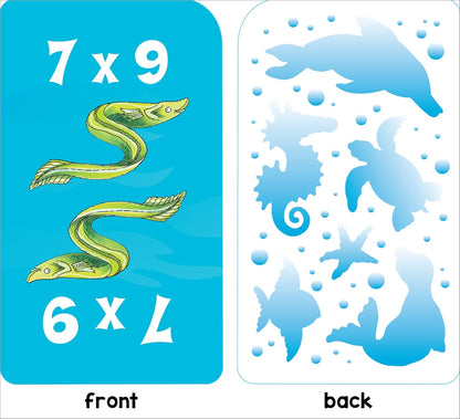 School Zone Math War Multiplication Game Cards: 56 Cards, 3rd Grade, 4th Grade, 5th Grade, Math Games, Beginning Algebra, Multiplication Facts & Tables, Ages 8+