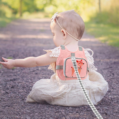 Accmor Toddler Harness Leash + Reflective Anti Lost Wrist Link, Cute Car Kids Back Pack with Hand Strap Collapsible Child Walking Restraint Belt Tether Hold Baby Boys Close for Outdoor Travel