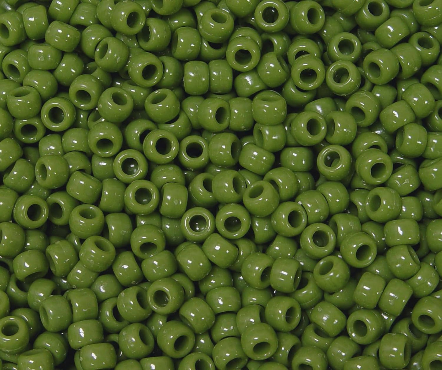 JOLLY STORE Crafts - Pony Beads, Easy-to-Use Reusable Jewelry-Making/Bracelet Beads for Art, Craft Decorations & More, 9 x 6 mm, Crafted in The USA, Opaque Tan, 500 pcs (Pack of 1)