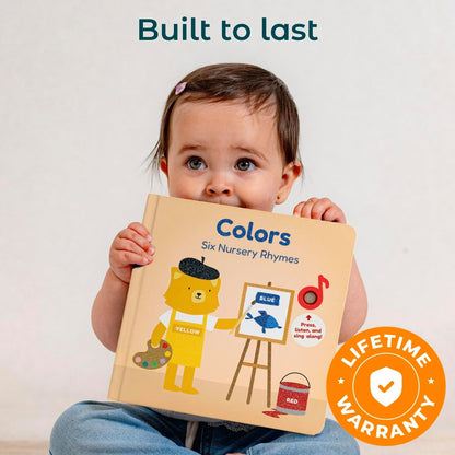 Cali's Books Alphabet Book for Toddlers 1-3 - Learn ABC, Musical Books for Kids, Interactive Talking Baby Toddler Sound Book, Educational Song Learning Toys, Singing and Speech Music Toy for Babies