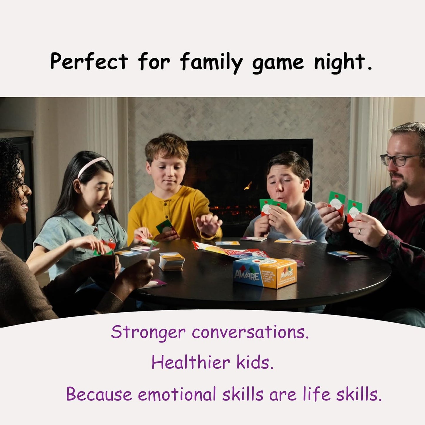 AWARE Kids Card Game – Learn to Spot Red Flag & Green Flag Behaviors Through Play | Teaches Healthy vs Unhealthy Behaviors | Ages 8–12 | Family & Classroom Use