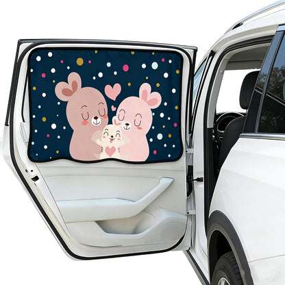 Magnetic Car Window Shade for Baby,Blackout Car Window Curtain,Car Shades for Side Windows,Sun Shade for Car Window baby,Cartoon Pattern Car Window Cover,UV Protection &Heat Blocking(Underwater World)