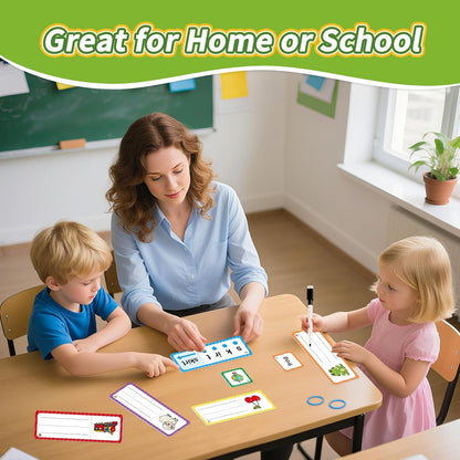 Phonics Games Flash Cards for Kids, CVC Word Games, Educational Speech Therapy Toys for Toddlers, Learn to Read & Spell, Preschool Kindergarten Learning Activities, Homeschool Essentials
