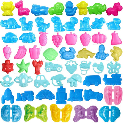 Unleash Creativity with 6 Unique Dino Molds Dough Toys Dough Accessories Set.Ideal as a Gift for Kids Aged 3-4-8 Years