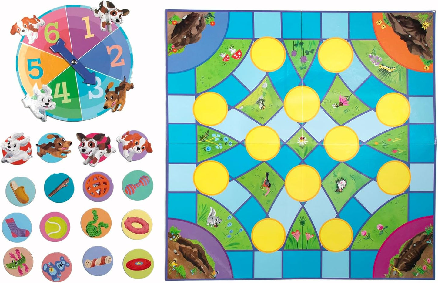 eeBoo Build a Robot Spinner Game - Award Winning Number Matching Robot Building Game, Screen-Free Fun for 2-4 Players, Kids Ages 3 and up