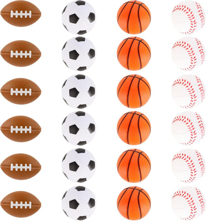 Hooqict Globe Stress Balls 25 Pack Mini Earth Ball Globe Party Favors Small Foam Squeeze Stress Ball for Kids Adults Stress Relief Toy Party Bag Gift Fillers Birthday Favors Classroom Prize