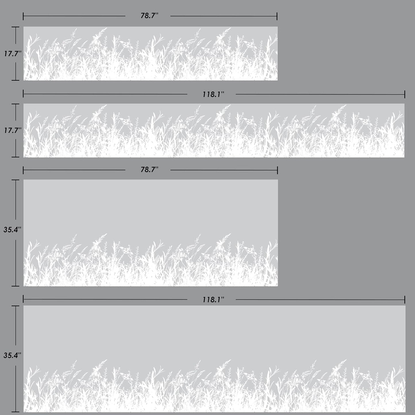 DKTIE Window Privacy Film Flowers Pure White Pattern Stained Glass Window Film Decorative Frosted Glass Window Film Sun Blocking Heat Control Static Cling (A274, 17.5" x 78.7")
