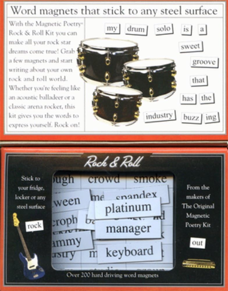 Magnetic Poetry - The Artist Kit - Words for Refrigerator - Write Poems and Letters on the Fridge - Made in the USA