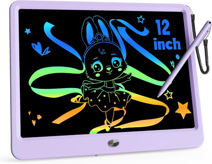 KOKODI 15 Inch LCD Writing Tablet with Anti-Lost Stylus, Erasable Doodle Board Colorful Toddler Drawing Pad, Car Travel School Games Toys for 3 4 5 6 7 8 Kids, Birthday Gift for Girls Boys Blue