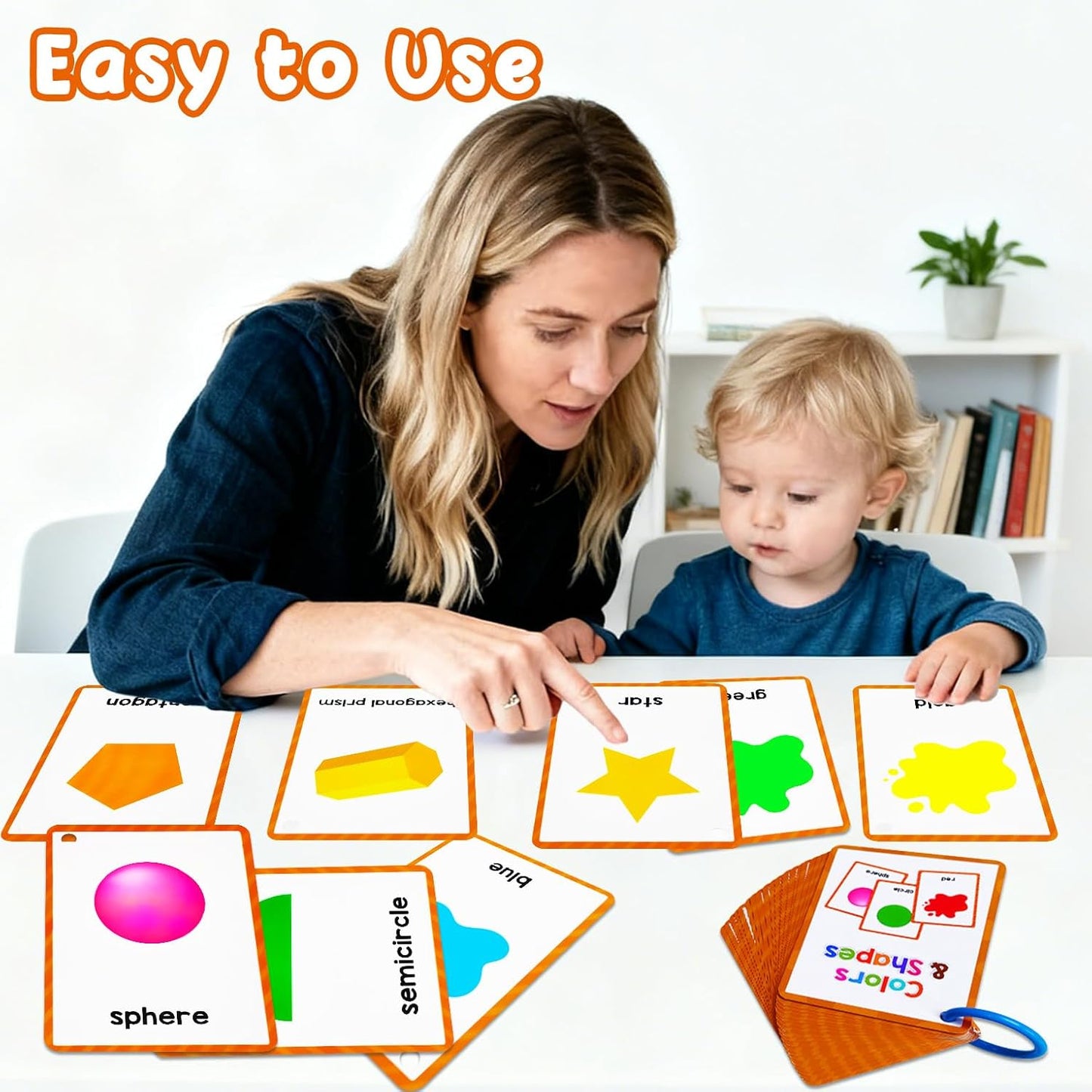 Learning Flashcards Number, 28 Different Number Educational Cards, Social Learning Card for Kids