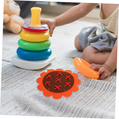Uonlytech 1 Set Lacing Montessori Educational Cloth Lacing for Engaging Fine Motor Skills Activity Imaginative Play for Home and Classroom