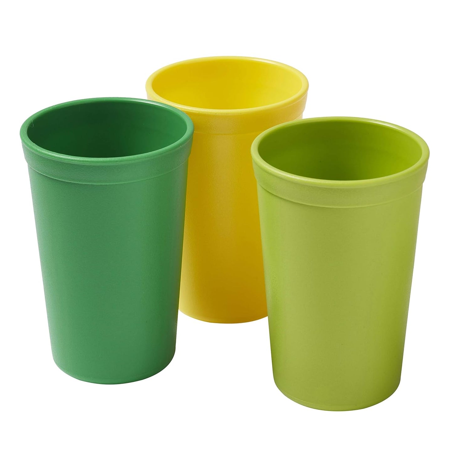 ECR4Kids My First Meal Pal Drinking Cups, Kids Plastic Tableware, Stackable And Dishwasher Safe, Stackable Tumblers For Baby, Toddler And Child Feeding, 3-Pack - Tropical