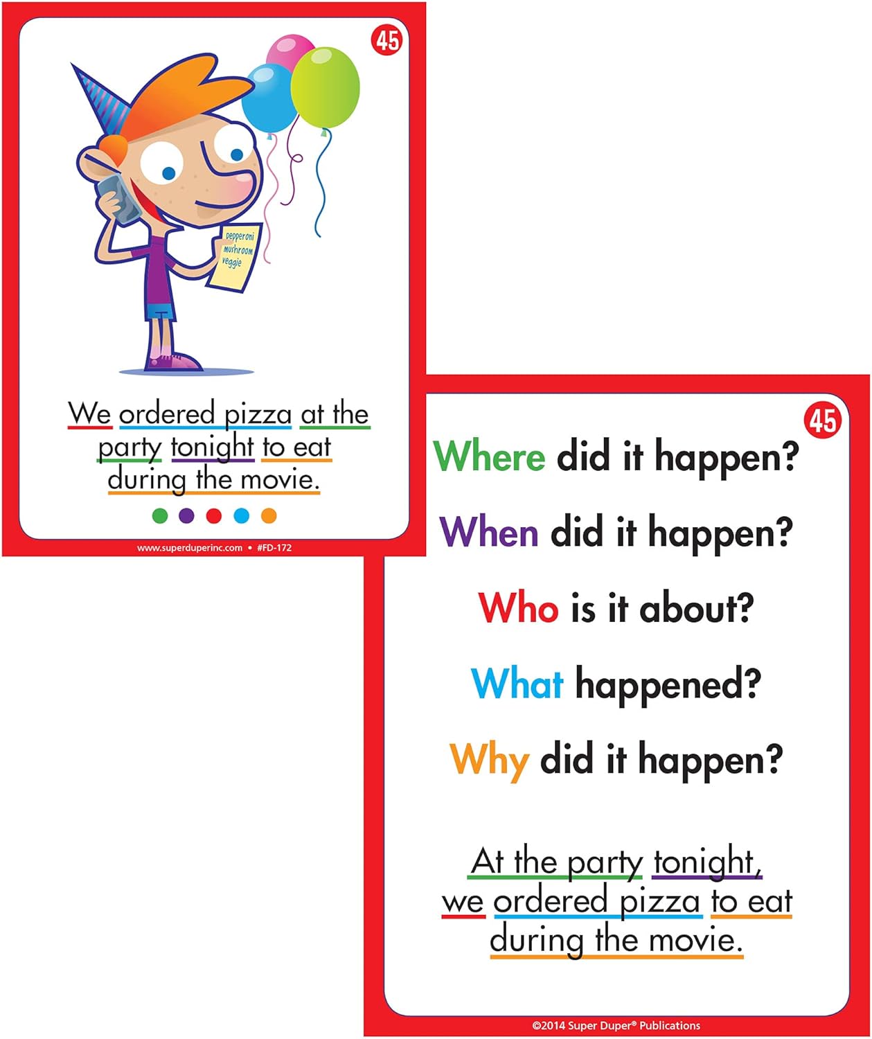 Super Duper Publications | Sentence Remix Fun Deck Reading Comprehension Flash Cards | Educational Learning Resource for Children