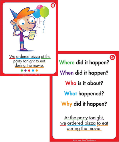 Super Duper Publications | Sentence Remix Fun Deck Reading Comprehension Flash Cards | Educational Learning Resource for Children