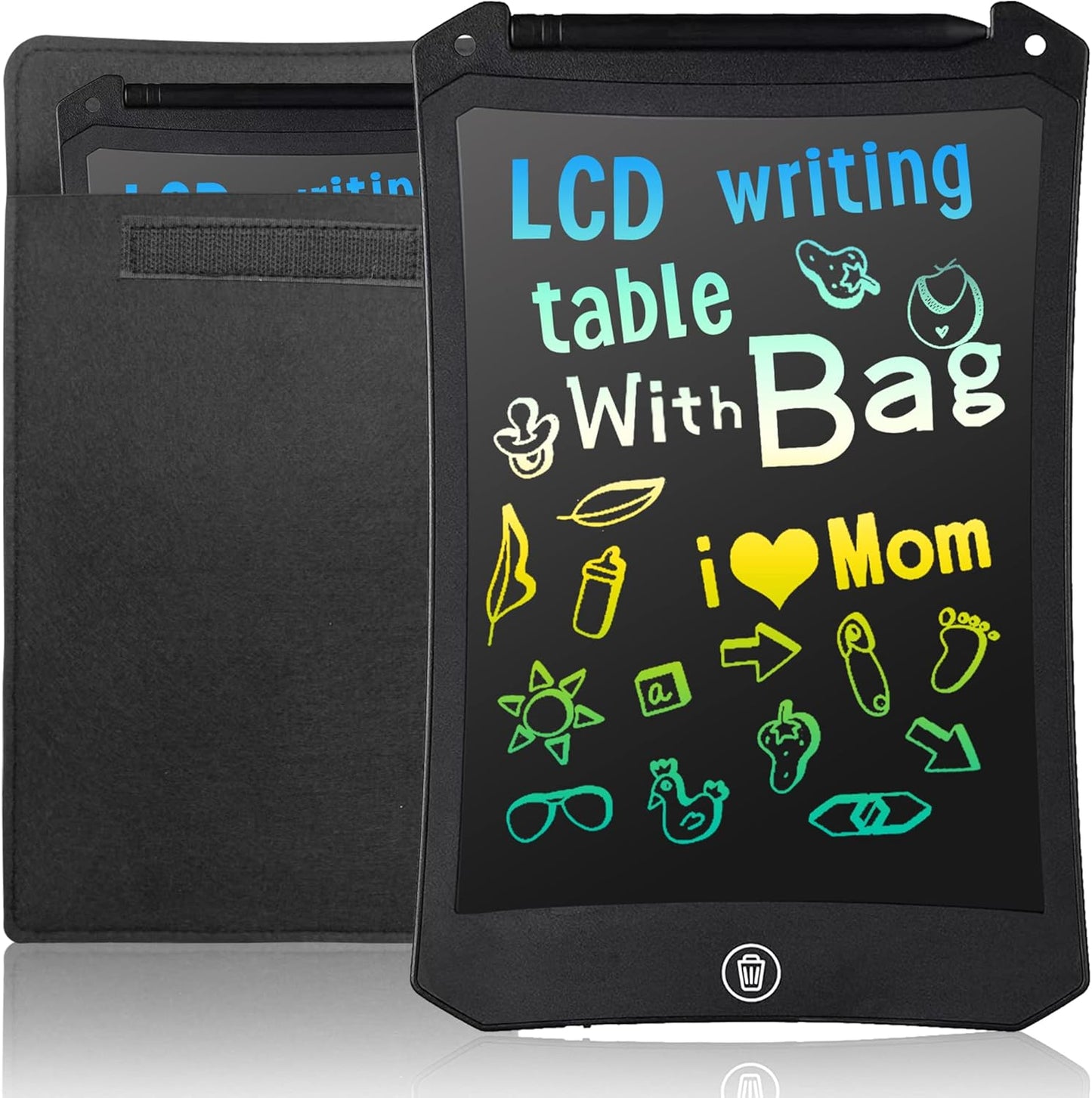 4 Pack LCD Writing Tablet for Kids, Colorful Toddler Drawing Tablet Doodle Board, Erasable Reusable Electronic Drawing Pad, LEYAOYAO Educational and Learning Toy for 3-6 Years Old Boy and Girl