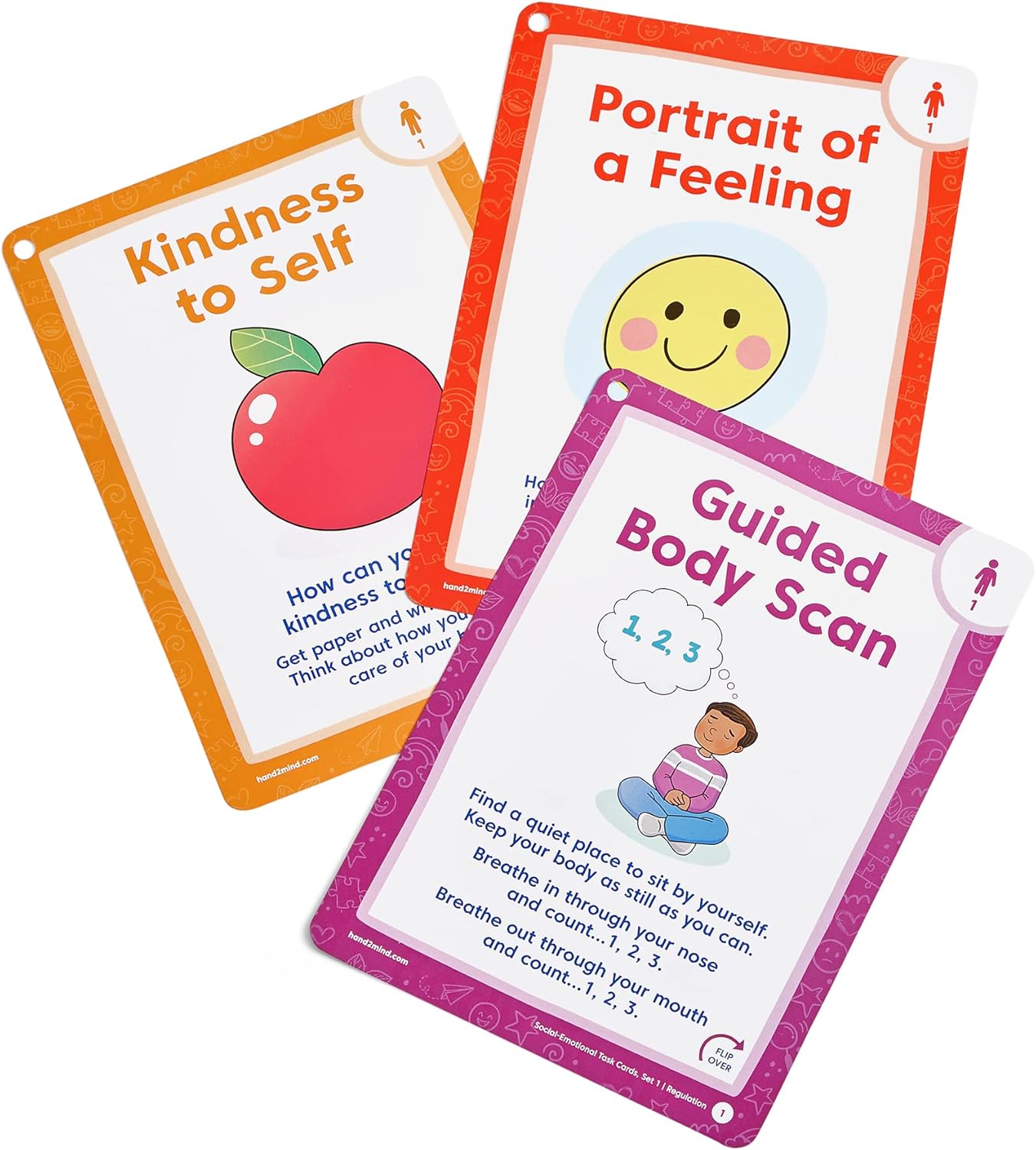 hand2mind Social Emotional Task Cards for Ages 3+, Social Emotional Learning, Play Therapy Toys for Counselors, Social Skills Activities for Kids, Conversation Starters, Emotional Regulation for Kids