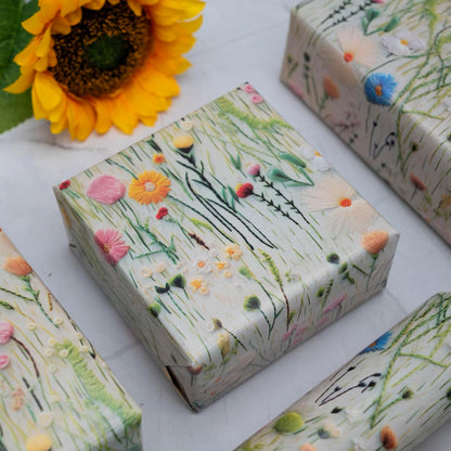 Dtiafu Reversible Building Blocks Wrapping paper Roll for Kids Boys Girls - Boys Birthday Bricks Design Gift Wrap Sheets for Baby Shower Party Craft Supplies(Total 28.5sq.ft)