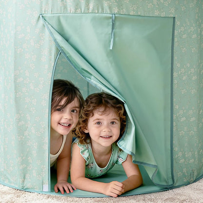 Tiny Land Play Tunnel and Ball Pit for Toddlers, 5pcs Indoor Playground - Foldable Pop Up Tents with Carry Bag, Outdoor Playhouse with Crawling Toys & Play Tent, Gift for Boys and Girls