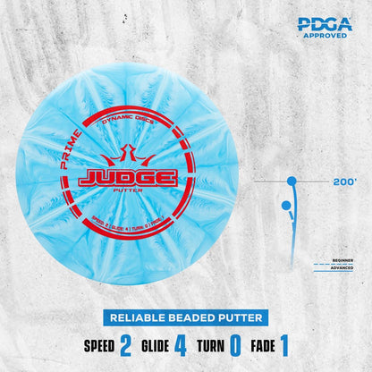 Dynamic Discs Prime Burst 4-Disc Golf Starter Set | Includes Putter, Midrange, Fairway & Driver | Golf Discs Set for Beginners | 170-176g | Beginner Pack for Amateurs