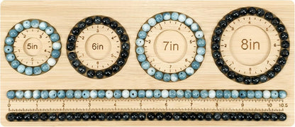 Petoysoso Bead Boards for Jewelry Making, Bamboo Beading Board for Bracelet & Necklace, Jewelry Making Supplies,Bead Tray Supplies