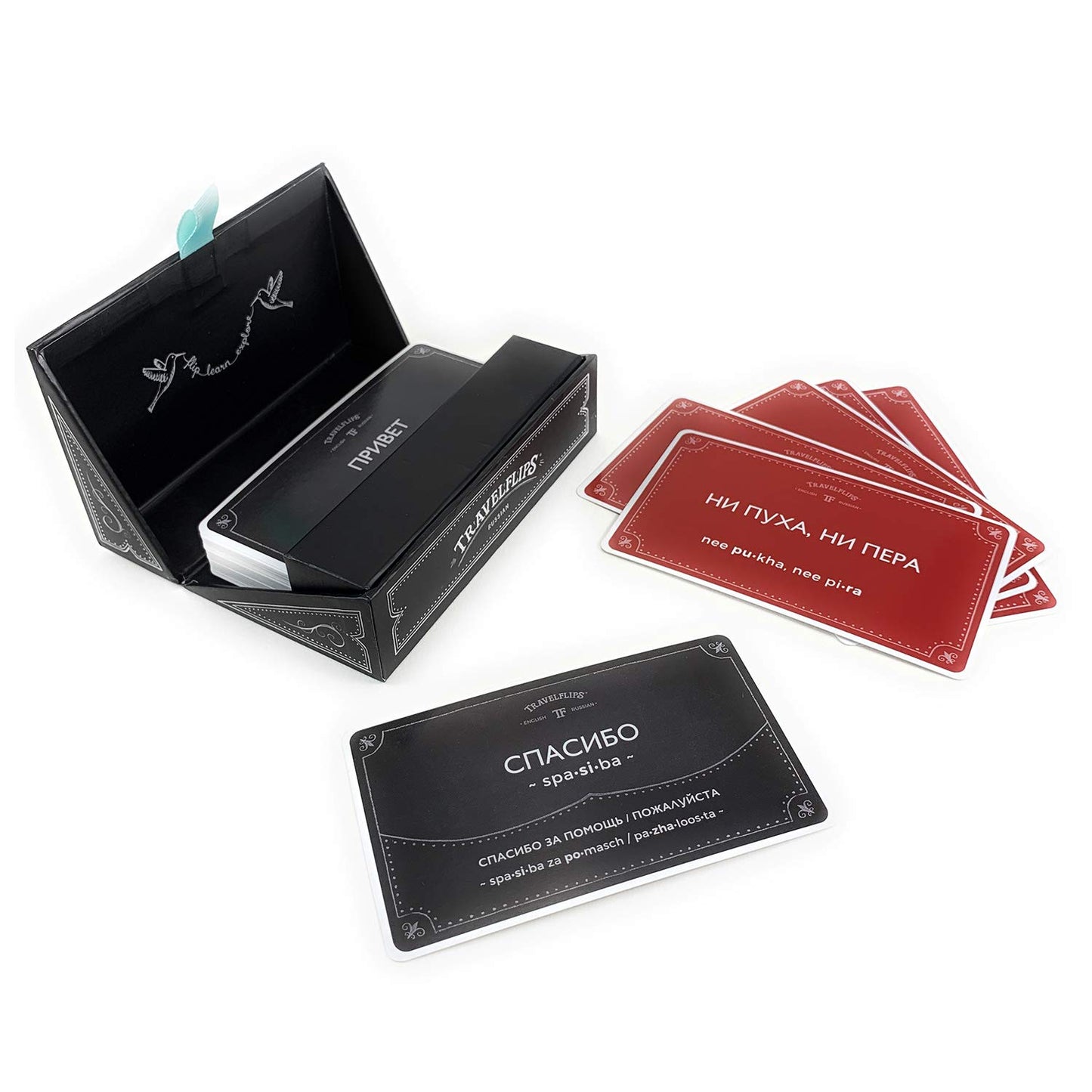 Italian Flash Cards - Learn Italian Language Vocabulary Words and Phrases - Basic Sentences for Beginners - Gift for Travelers, Kids, and Adults - Language Cards by Travelflips