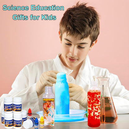 EXBEPE Science Kits for Kids 72+ Science Lab Experiments Erupting Volcano,Rainbow Rain,Artificial Snow Magic Chemistry Toy DIY Science Educational Learning Kit for Boys Girls