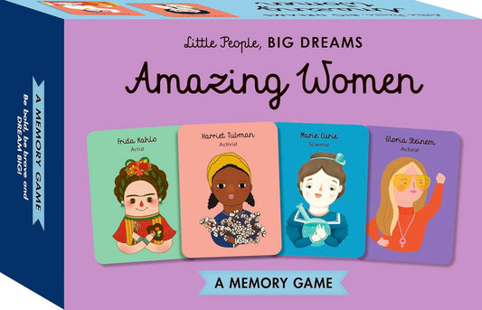 Little People, BIG DREAMS Amazing Women Memory Game: A Memory Game