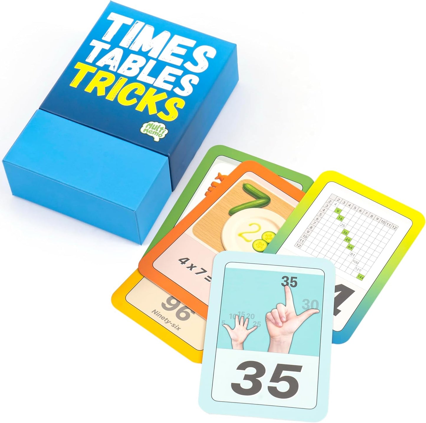Times Tables Tricks – Fun Multiplication Flash Cards for Kids Ages 6–13 | Tips, Visual Aids & Strategies | Learn Multiplication Tables Fast | Educational Math Game