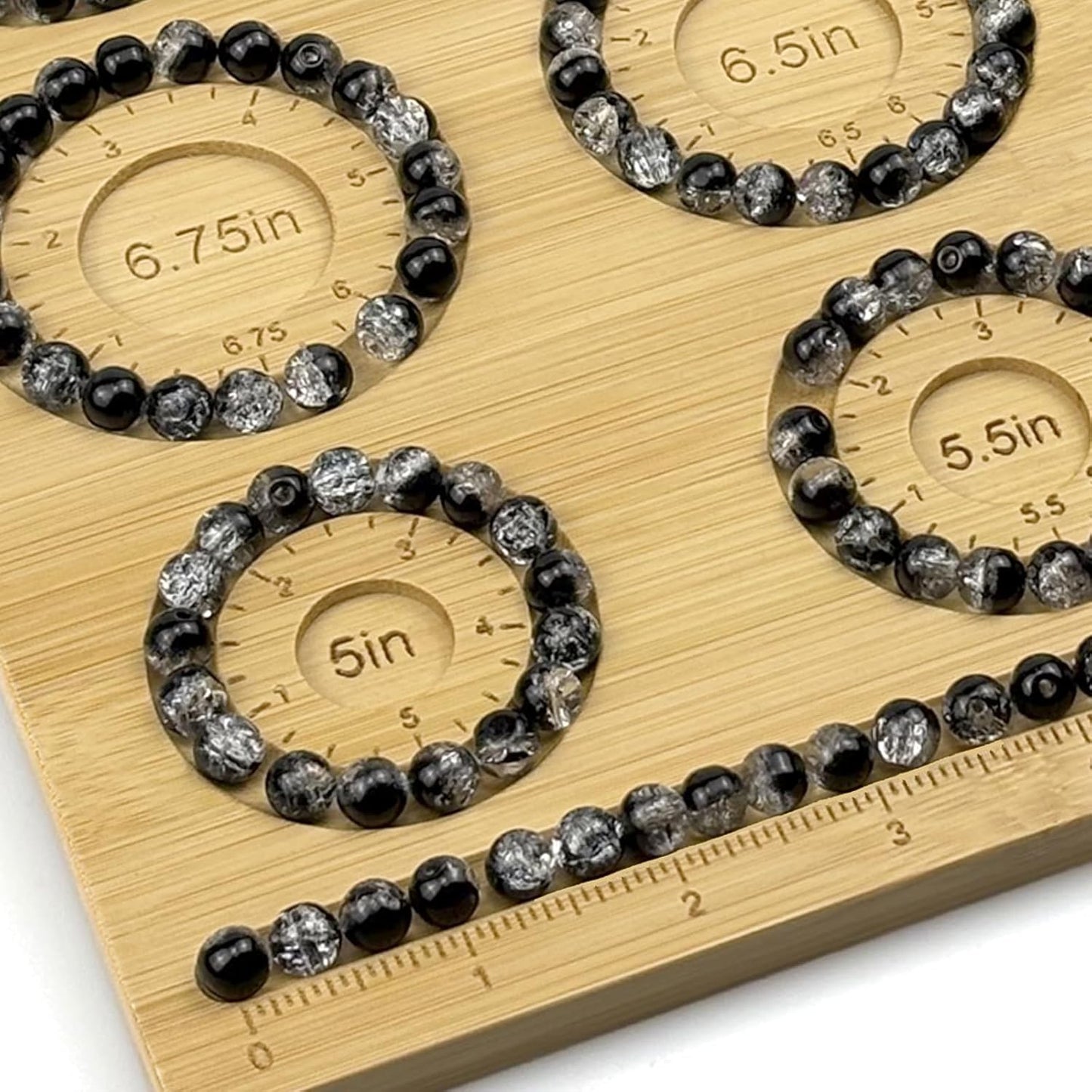 Petoysoso Bead Boards for Jewelry Making, Bamboo Beading Board for Bracelet & Necklace, Jewelry Making Supplies,Bead Tray Supplies