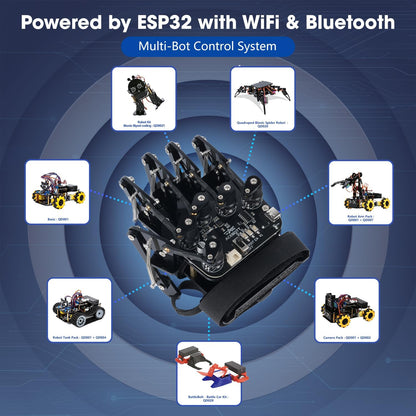 Biped Robot Kit STEM Toys Science Kit for Kids, Bionic Bipedal Robotics Programmable Coding Crafts Set for Arduino ESP32, Birthday Gift for Age 8-12 Boys Girls Teens
