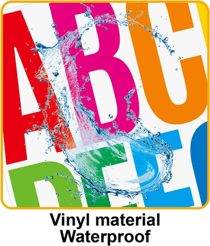 480 Pcs Waterproof 3" Vinyl Alphabet & Number Stickers - Self-Adhesive for Mailboxes, Windows, Doors, Signs, Vehicles & More, Black