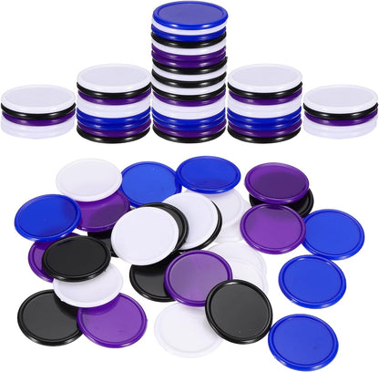 uxcell 100Pcs 0.8 Inch Plastic Poker Chips, Mini Bingo Chips Learning Counters Counting Counters Disks Markers Opaque Game Tokens for Game Play Math Counting, Yellow