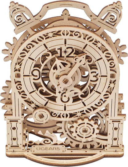 UGEARS Old Clock Tower 3D Wooden Puzzles for Adults - Wooden Model Kits for Adults Clock Kit for Do It Yourself Wood Building Kit for Adult Mechanical Puzzle Brain Teaser, Hobby Set
