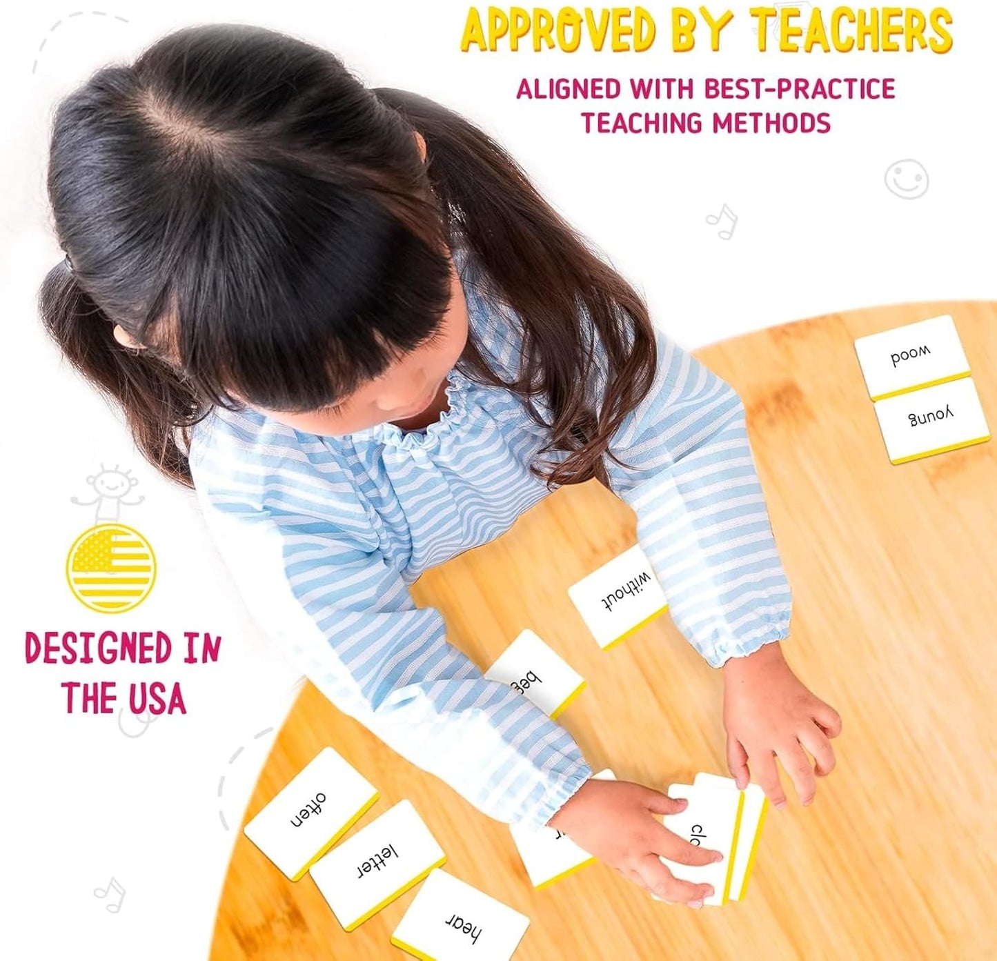 merka Sight Word Flash Cards - 150 Cards, Set B - Fry Sight Words & Vocabulary Flashcards for 1st Grade Reading