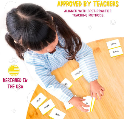 merka Sight Word Flash Cards - 150 Cards, Set B - Fry Sight Words & Vocabulary Flashcards for 1st Grade Reading