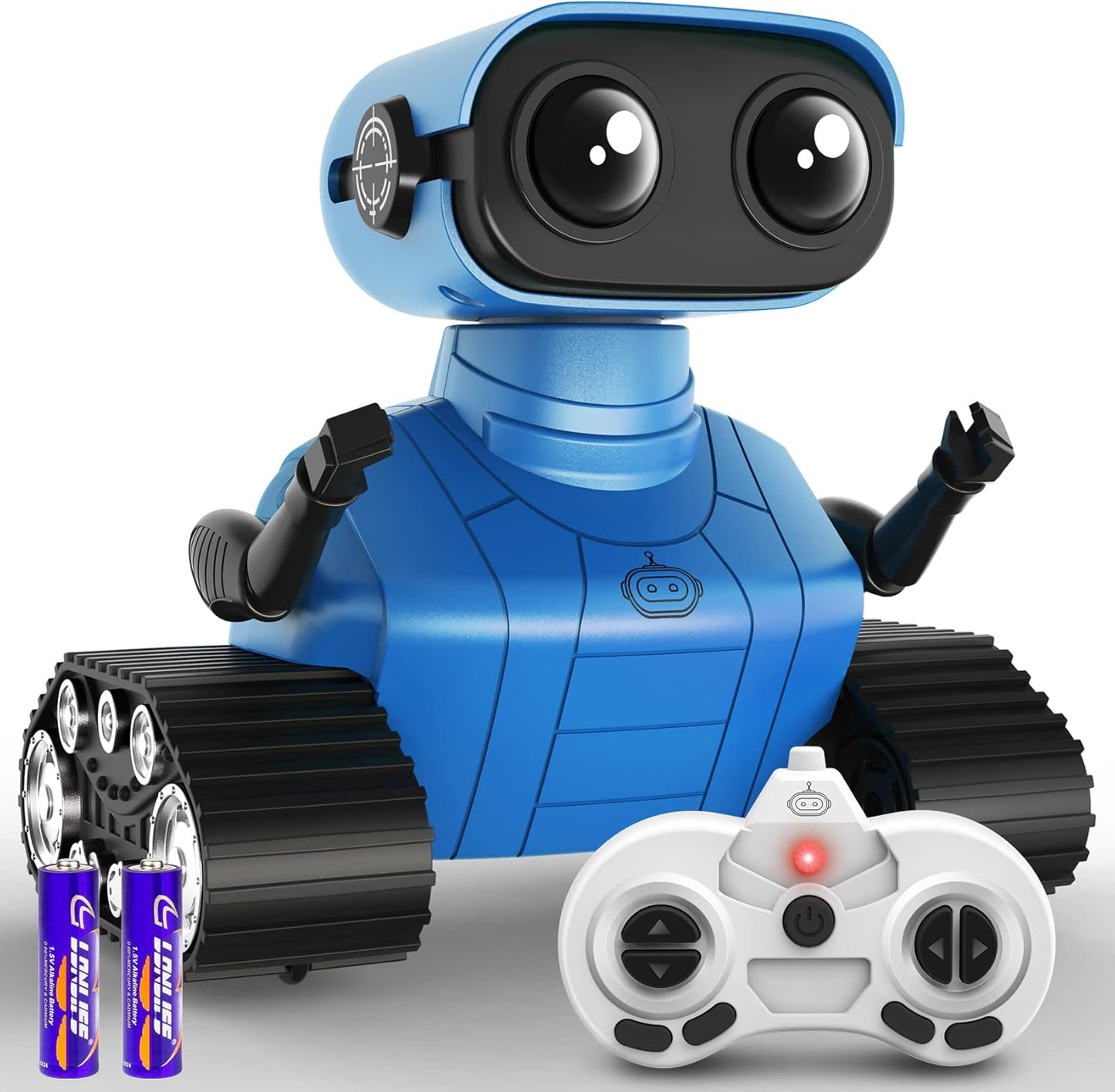Hamourd Robot Toys for Boys Girls, Emo Robot with Walkie-Talkie Function, Gesture Sensing, Flexible Head & Arms, Programming Motion, Dance Moves, Music, Multi-Mode LED Eye, Toys for Ages