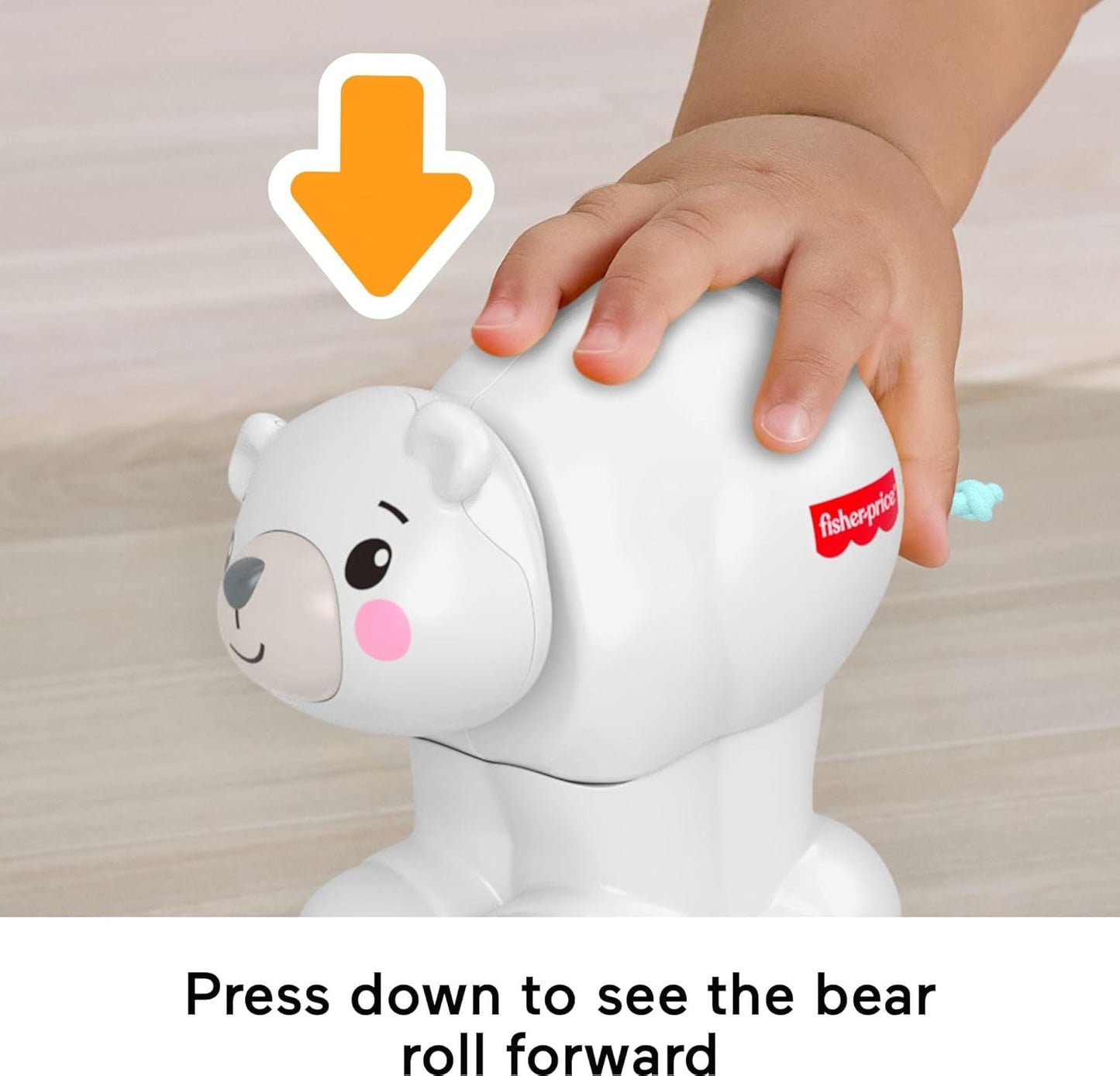 Fisher-Price Baby Toy Corn Popper Push-Along Vehicle with Sounds for Crawling Developmental Play Infants Ages 6+ Months