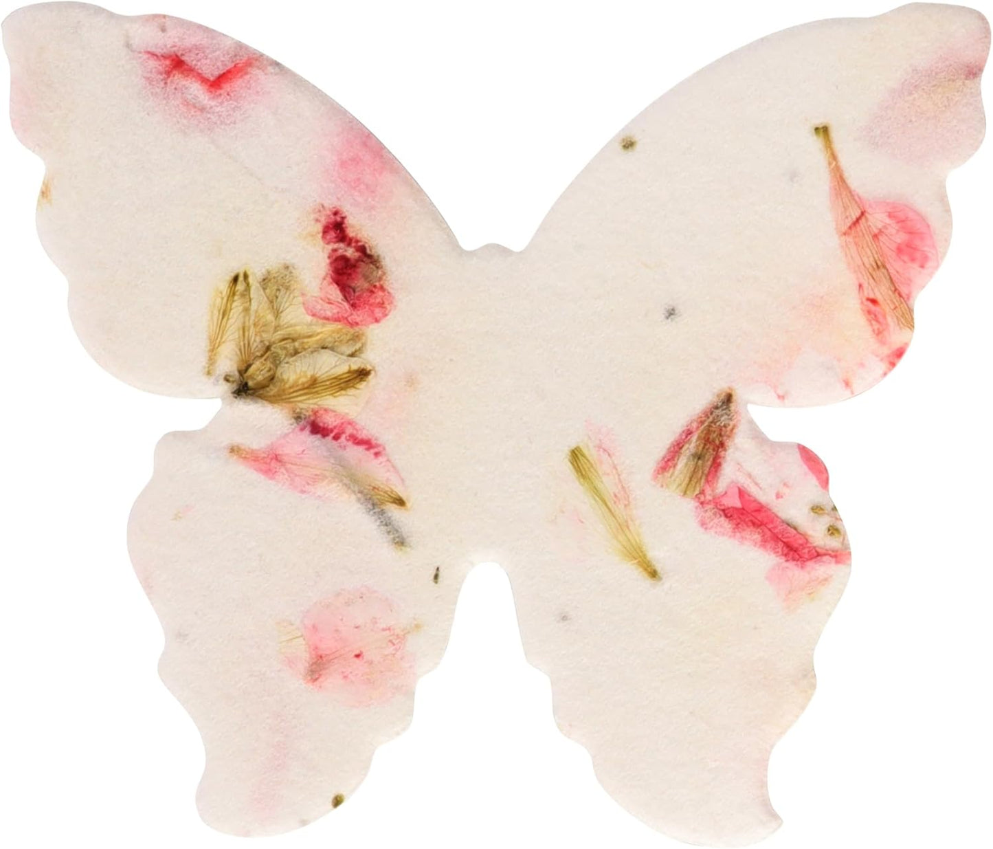 Butterfly Seed Paper – 50pcs Large Pink Plantable Wildflower, Writable & Plantable Gift for Moms, Plant Lover, & Teachers, Ideal for Weddings, Baby Shower, Memorial, & Celebrations