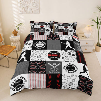 Drum Kit Duvet Cover,Kids Musical Instruments Bedding Set,Rock Music Comforter Cover for Boys Girls Room Decor,Neon Lighting Lightweight Bedspread Cover Twin Size with 1 Pillow Case(No Comforter)